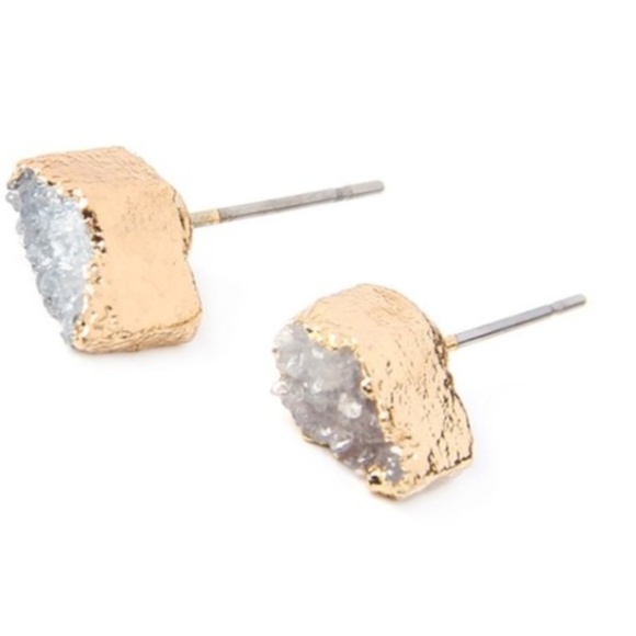 DRUZY STUD EARRINGS - Picture 1 of 3